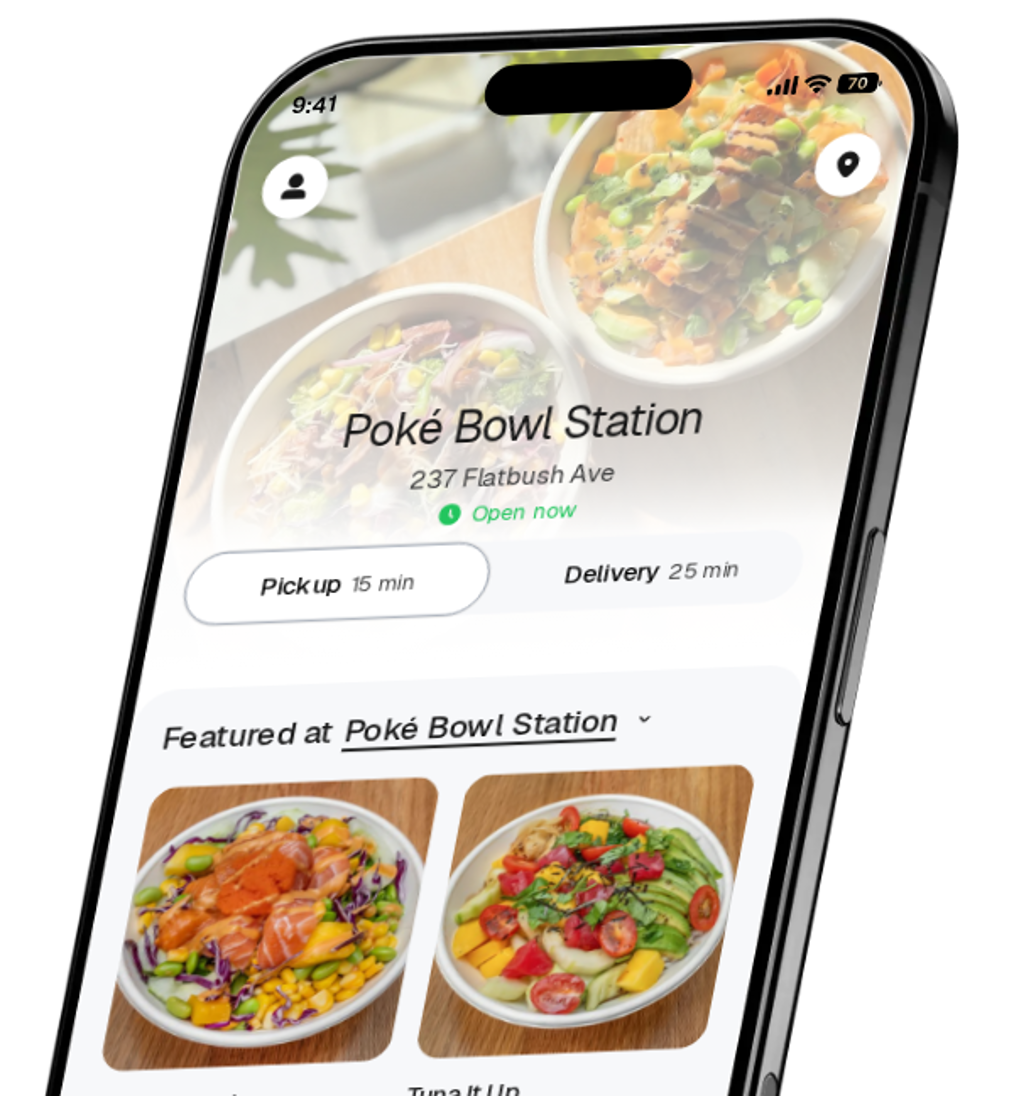 Poké Bowl Station app preview